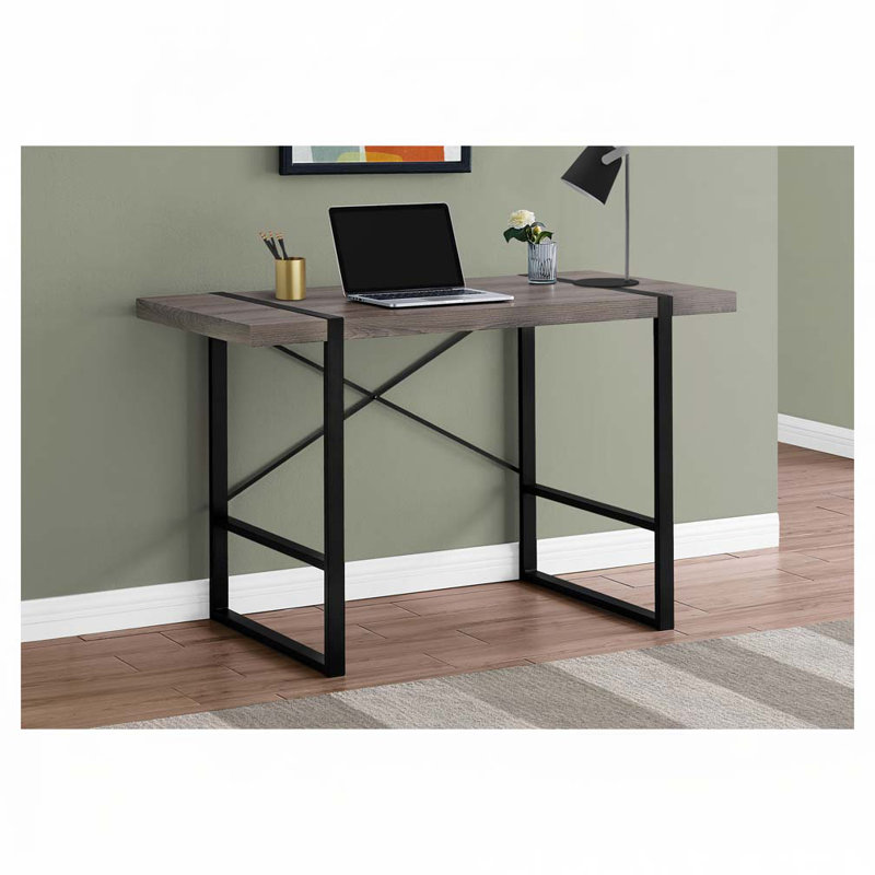 Bureau d'ordinateur personnel, Taupe / Noir