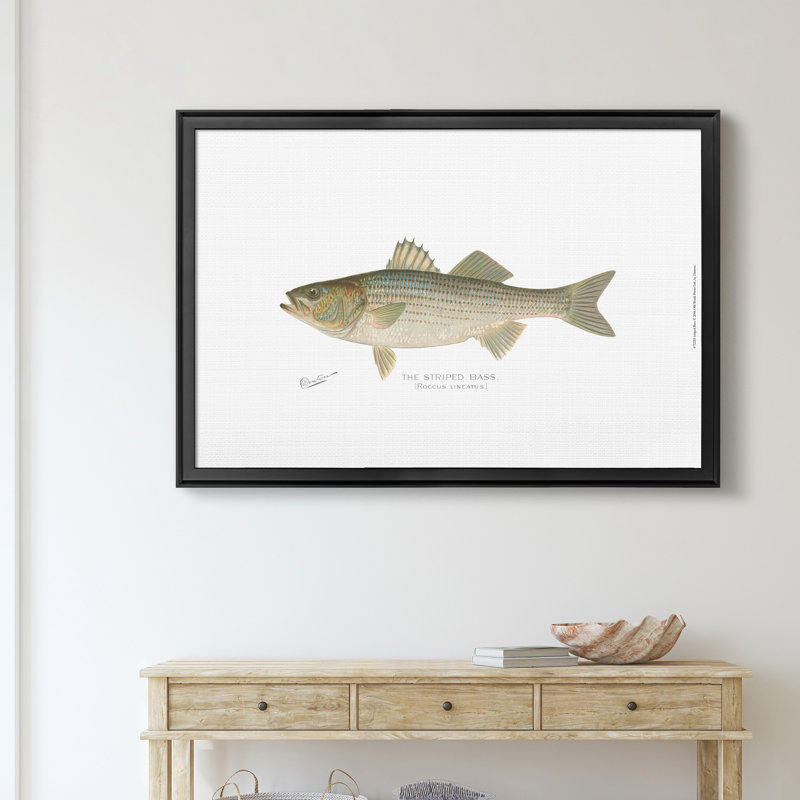 Bar rayé - reproduction d'art sur toile, H 22,5 po x l 30,5 po x P 1,5 po, Noir