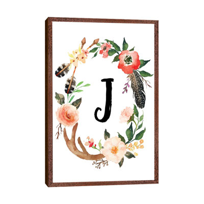 J (Initial) 1 Piece Painting on Canvas