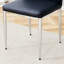 Ensemble de 8 chaises de salle à manger avec dossier, chaise d'appoint avec pieds en métal pour les cafés-1124441850
