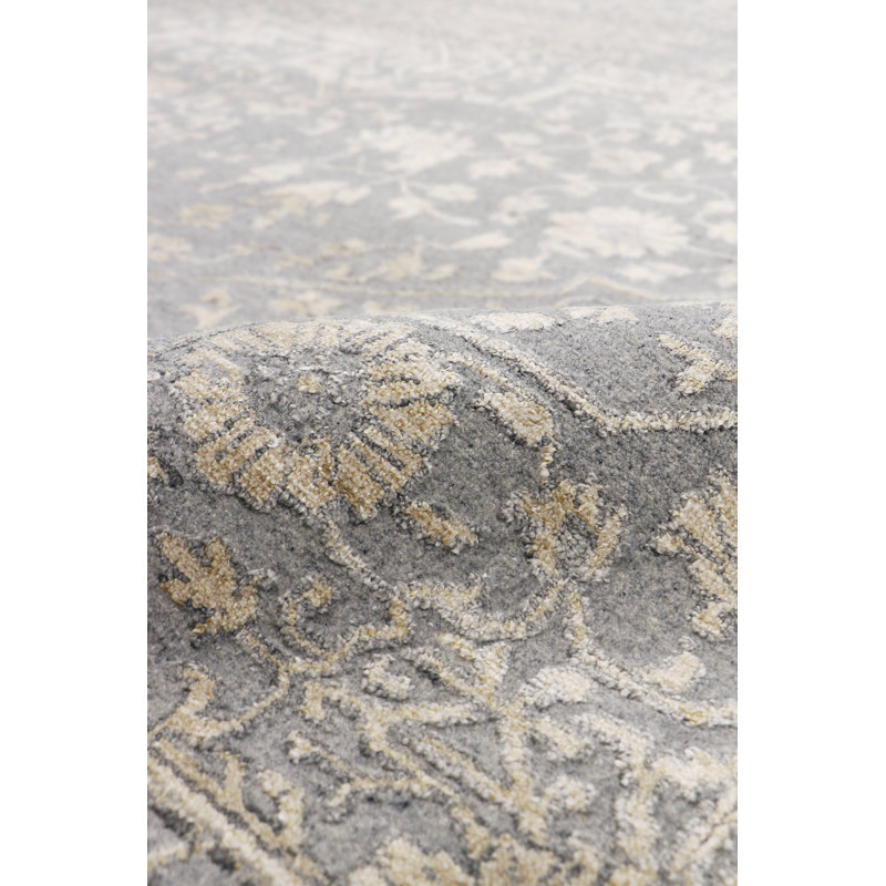 Transitional Grey/Gold Area Rug