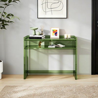 Console minimaliste en acrylique