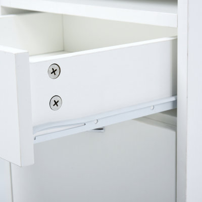 Organisateur de rangement avec tiroir et armoire