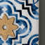 S / 4 abstrait bleu