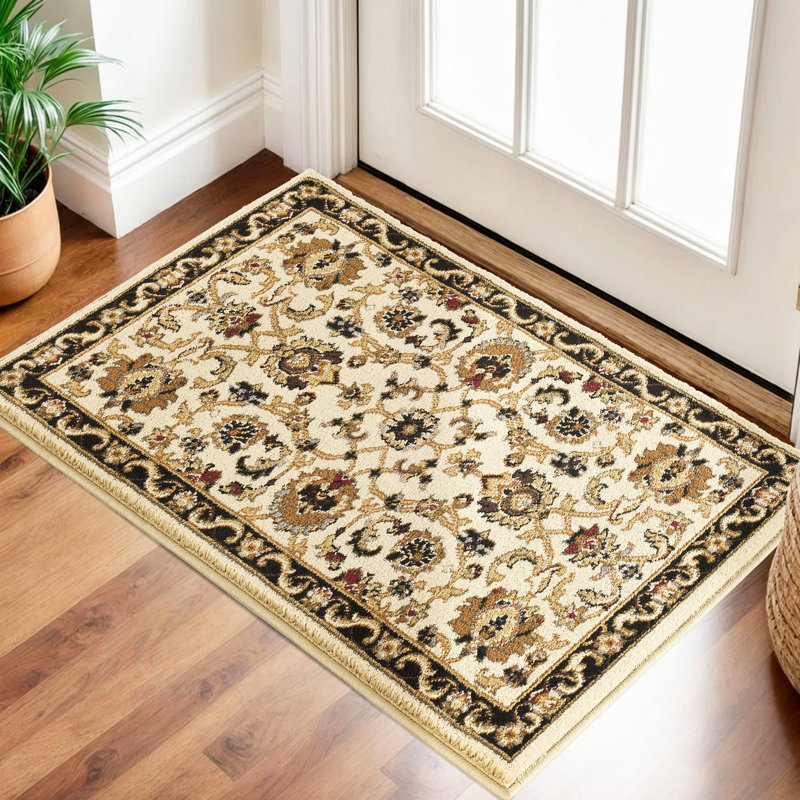 Classic GC_VIN5011 Cream 2 Ft. X 3 Ft. Area Rug, Cream, Rectangle 2' x 3'