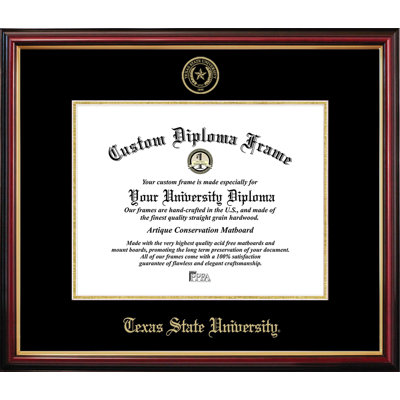 Texas State University Petite Diploma Frame