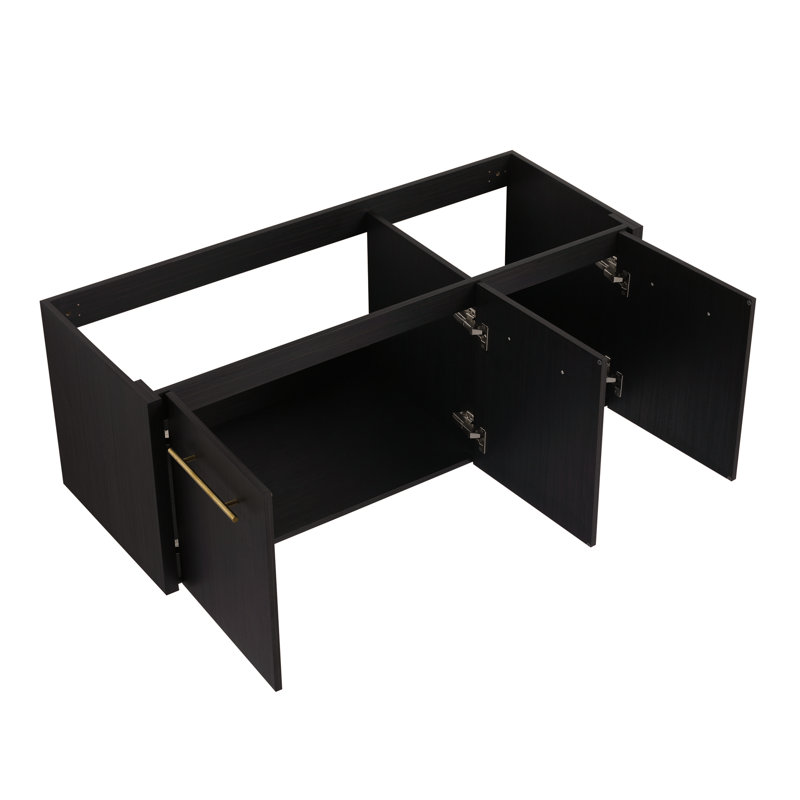 48 Inch Wall-mounted Bathroom Vanity (Only the Cabinet Body, No Top Sink)