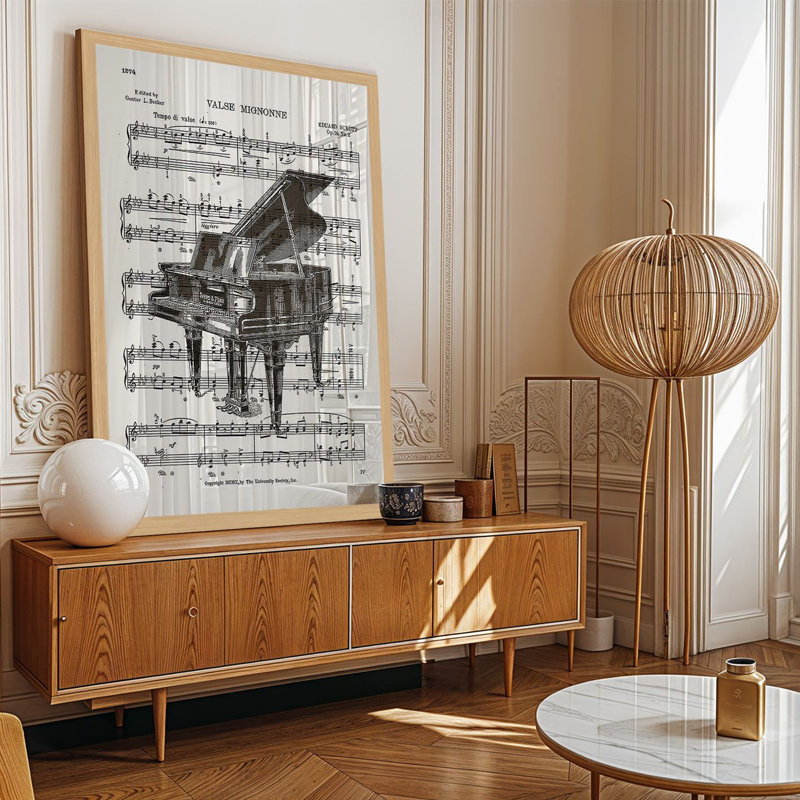 Élégante peinture décorative encadrée, 13,8 x 17,7 pouces | 100% panneau de fibres à densité moyenne (épaisseur: 0,8 po) et cadre en plastique robuste | Art mural parfait pour le salon, la chambre à coucher et le bureau, esthétique moderne, facile à accrocher