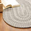 Tapis gris anthracite tressé à la main Elkhorn-361874418