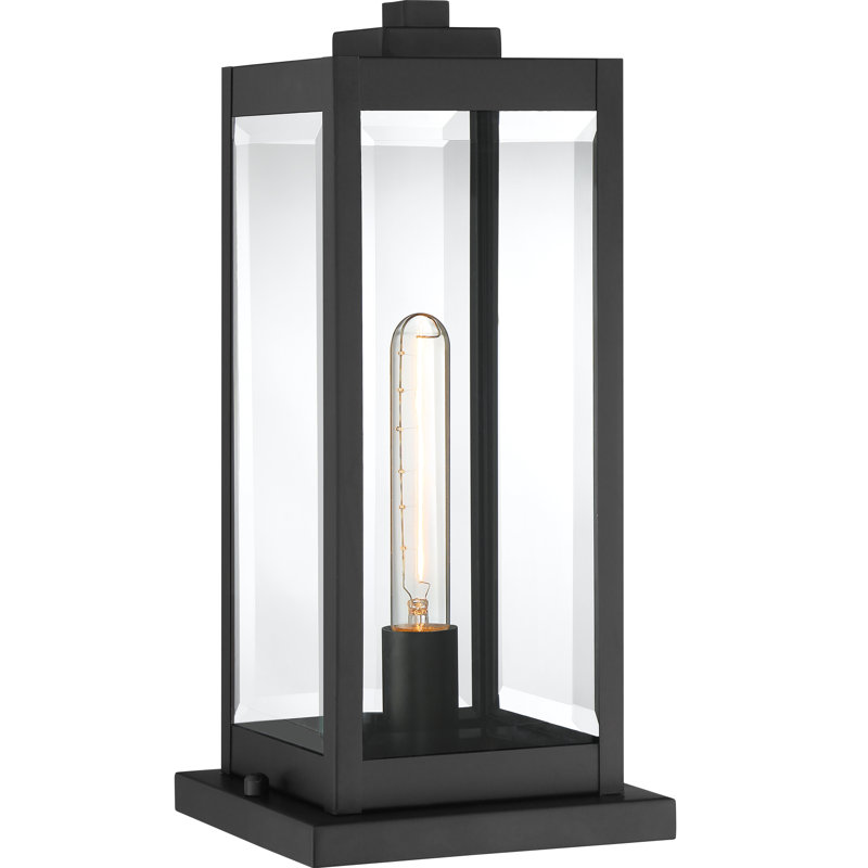 Westover Beveled Pier Mount Light, Earth Black