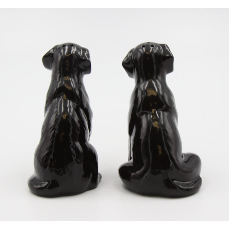 Ensemble salière et poivrière Black Labrador