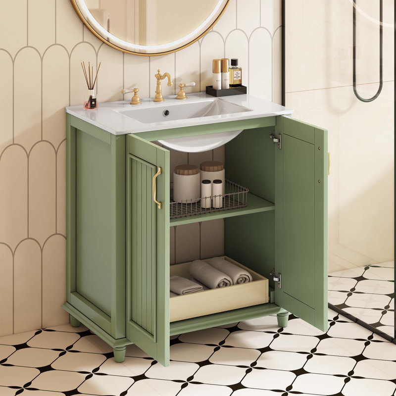Meuble-lavabo 30 po avec lavabo en résine