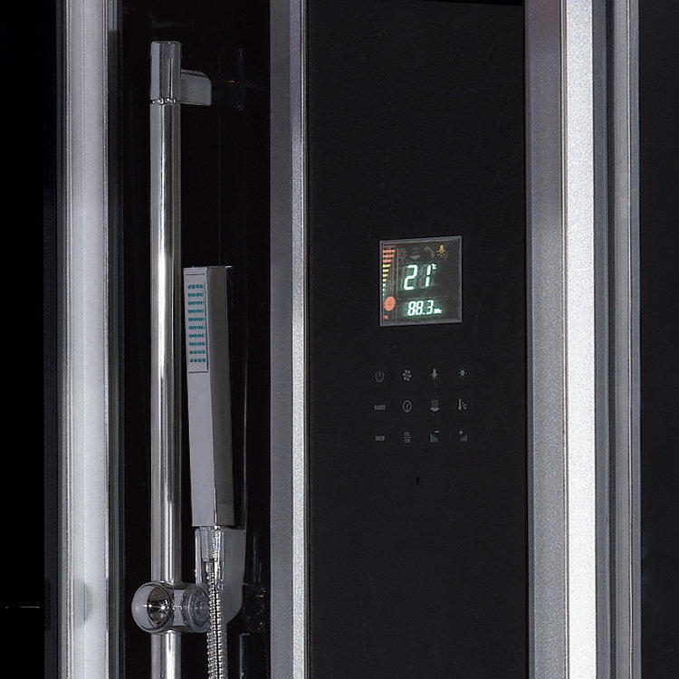 47.7'' W 89'' H Framed Round Steam Shower