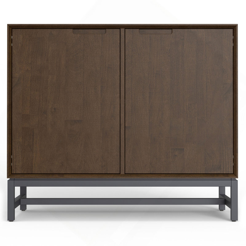 42 inch Wide Solid Wood 2 Door Sideboard Buffet