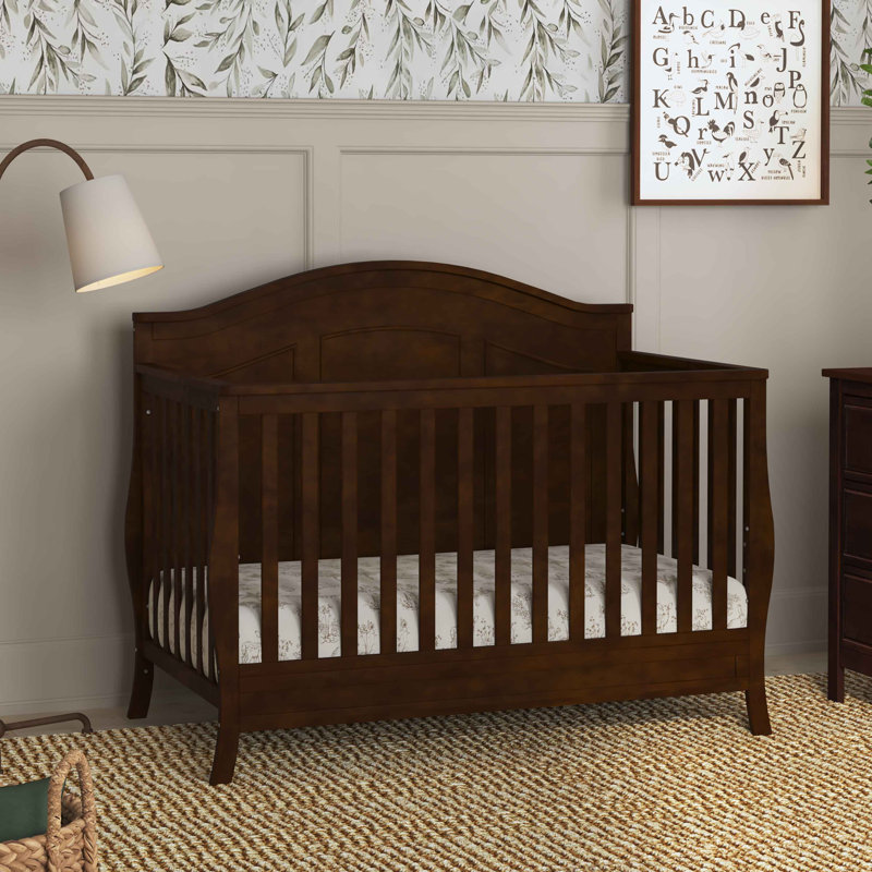 Lit de bébé convertible 4-en-1 Emmett, Espresso