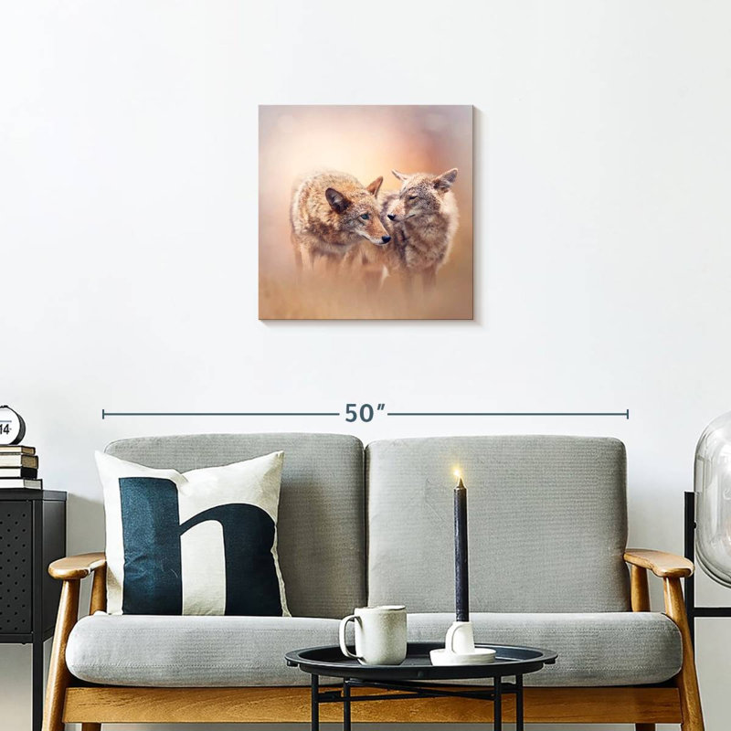 Crowle Dreamy Coyotes, 20" H x 20" W