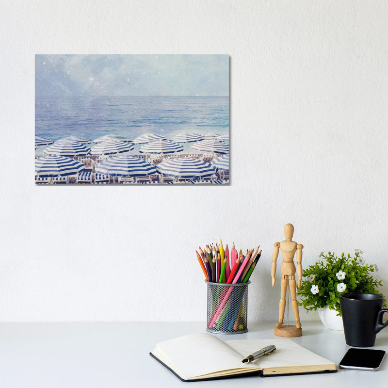 Celestial Beach - Print on Canvas, 20.32cm H x 30.48cm W x 1.91cm D, Wrapped Canvas