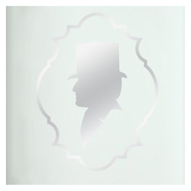 Wall Decal, Shiny Silver