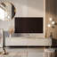 Anthone TV Stand 180 cm, Cashmere with Gold Legs