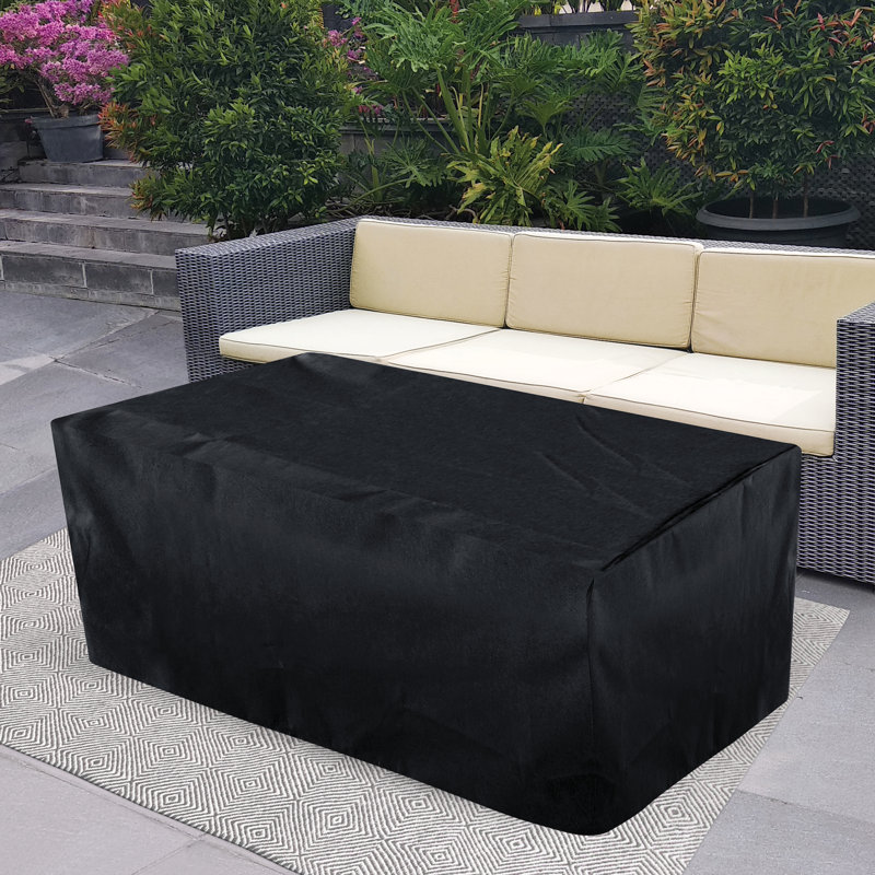 Serenity 50" Black Aluminum Gas Fire Pit Table
