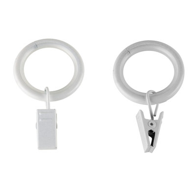 Widmer Steel/Plastic Lined Curtain Rings