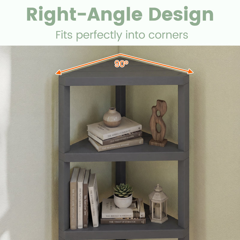 46 cm W Shelving Unit, Grey