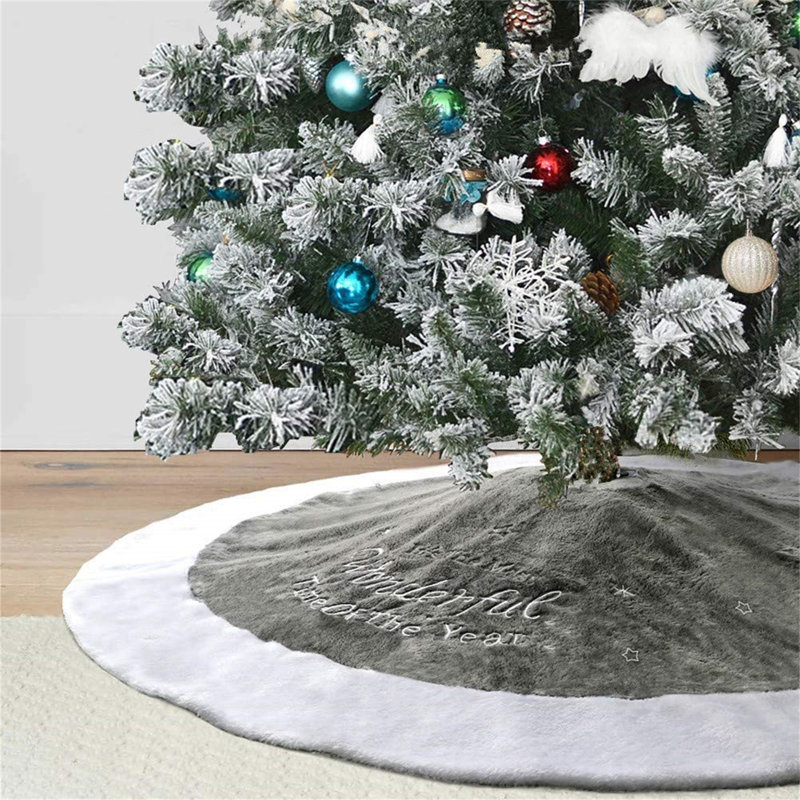 Anirud Faux Fur Tree Skirt