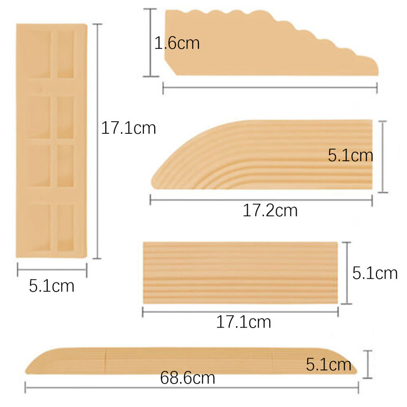 Door threshold ramp for robot vacuum cleaner 1 set