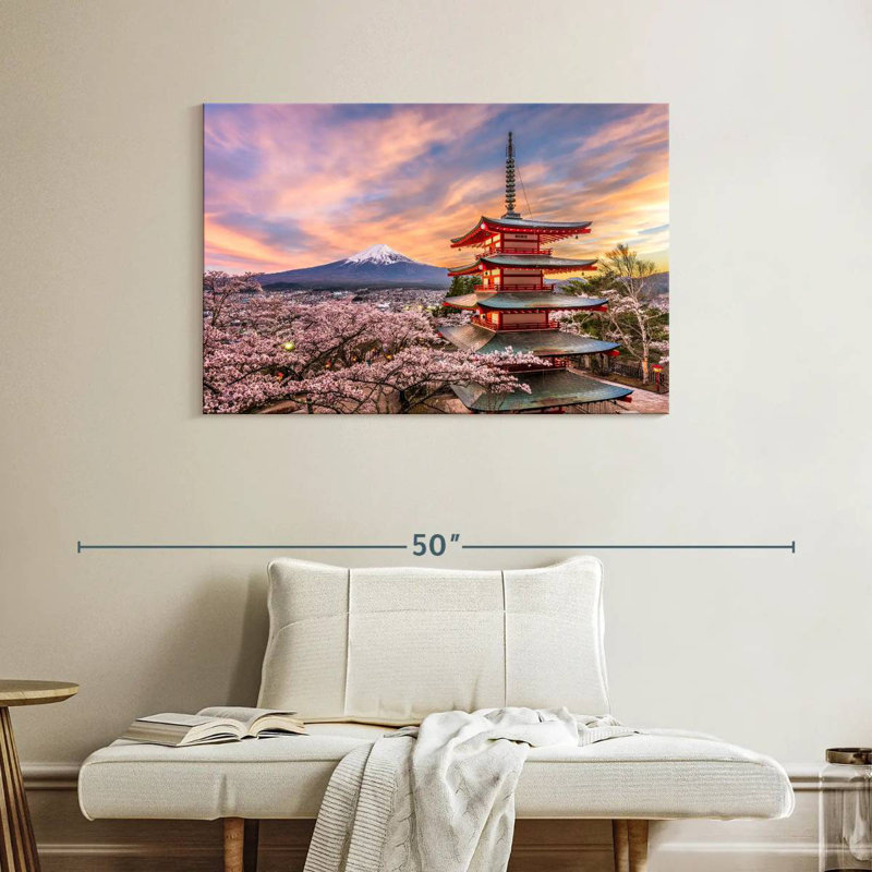 Nicci Chureito Pagoda In Spring