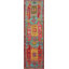 Tapis de couloir géométrique bleu 3x11