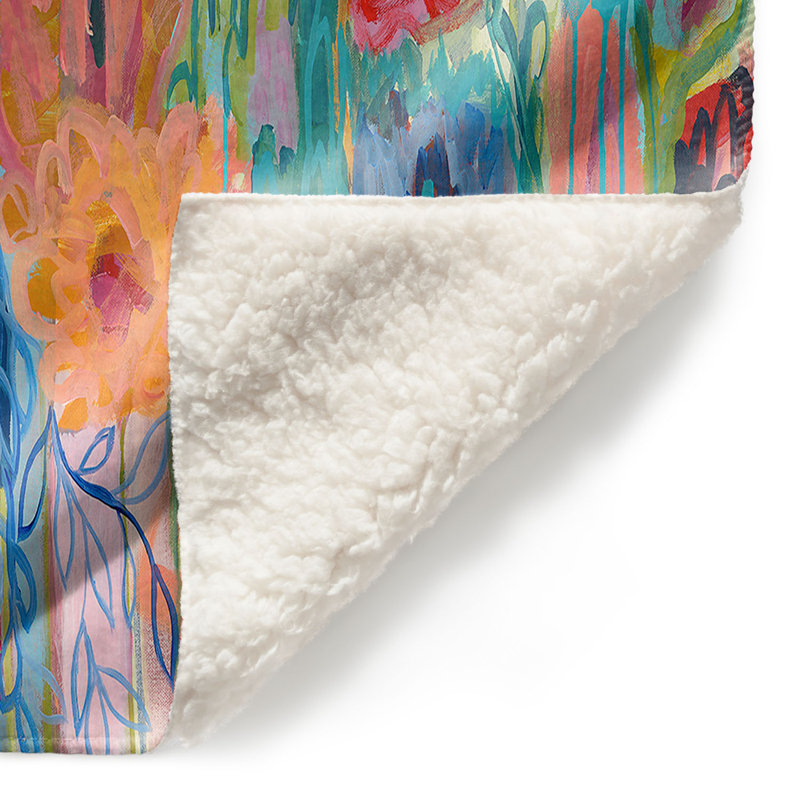 Couverture sherpa doux , 51 po x 60 po