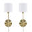 Conway Metal Wall Sconce with Cylinder Shade