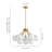 AstralGlow 10 - Light Dimmable Bubble Chandelier-751180559