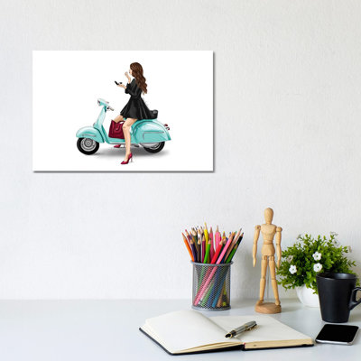 Scooter by Elza Fouche - Painting on Canvas
