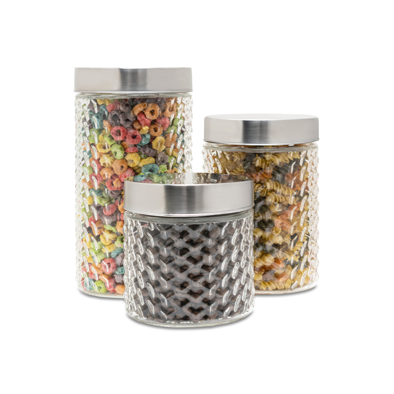 Glass Canister - Set of 3