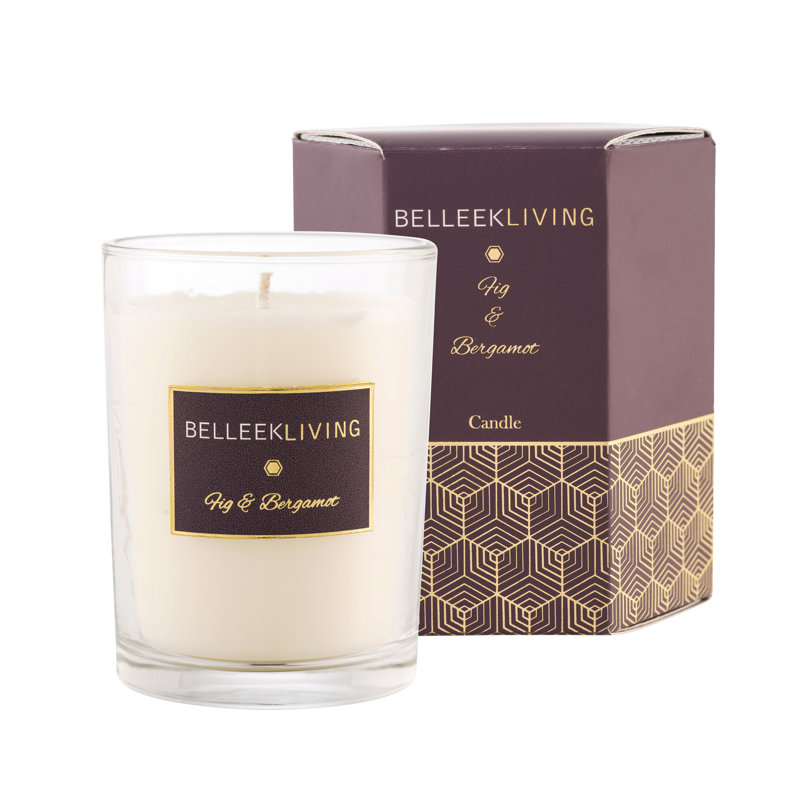 Fig And Bergamot Scented Jar Candle