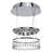 12 - Light LED Tiered Chandelier