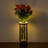 Dimmable Table Lamp with Removable Glass Vase