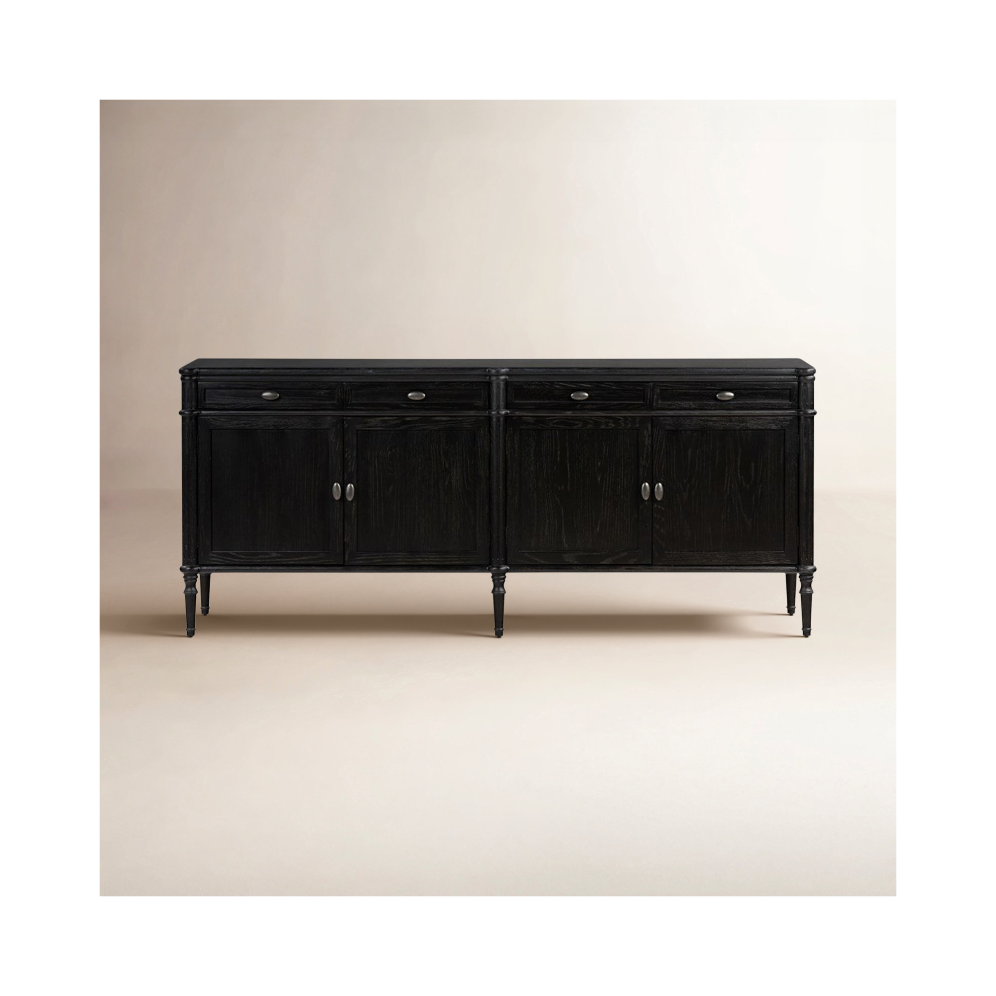Susie 78.75'' Sideboard, Distressed Black