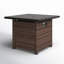 Table de foyer d'extérieur avec couvercle Braeya H 24,8 po x l 31,9 po