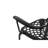 3 Piece Cast Aluminum Patio Bistro Set With Umbrella Hole And Weather-Resistant Cushions, Ideal For Outdoor Garden Use-41504215
