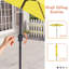 Parasol de marché 7,5 pi Blaise-374005768