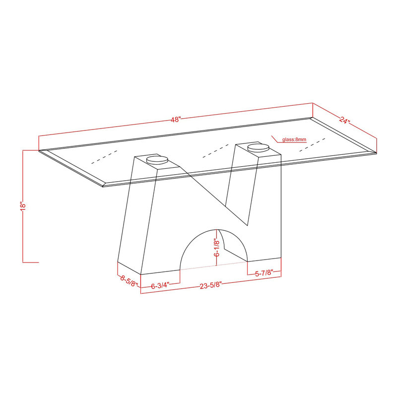 Ensemble de tables basses Criswell, 2 pièces: table de bout, table basse