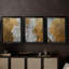 ABSTRACT Series CLIV - Toile tendue avec châssis sur mesure - 3 pièces-754541322-754541324