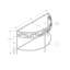 Versatile Accent Table for Entryway, Console, Sofa Side, Living Room, and Bedroom with Tempered Glass and Contemporary Design