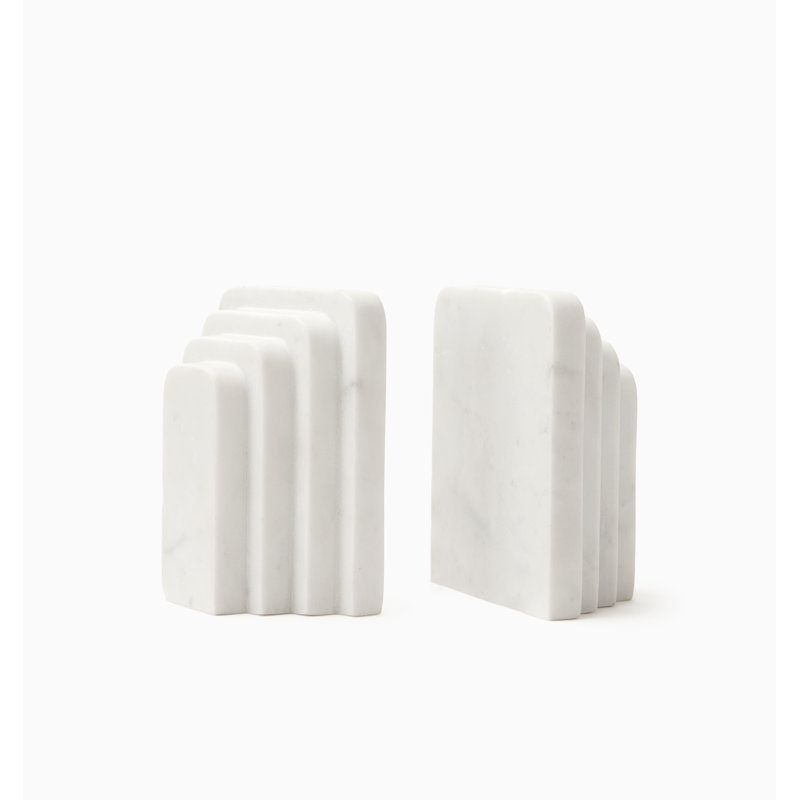 Fermalibri - Book Ends - Pair, White