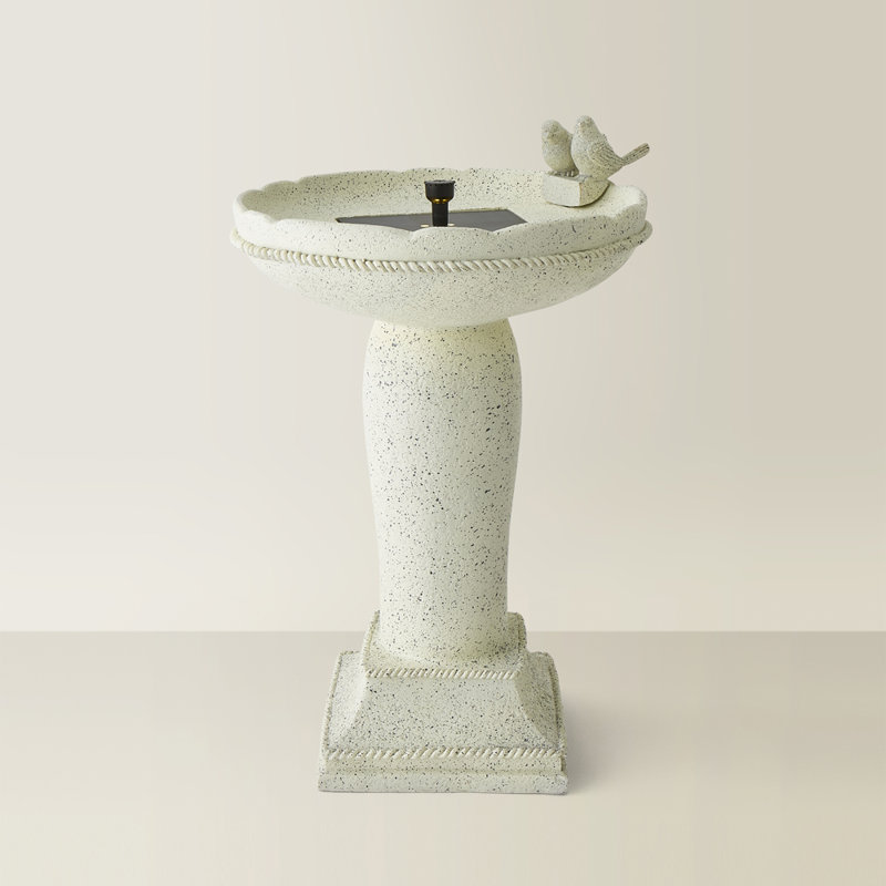 Birdbath Fountain with Lights
