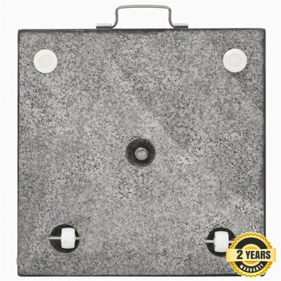 Aimey 24 kg Steel and Stone Umbrella Base with Wheels