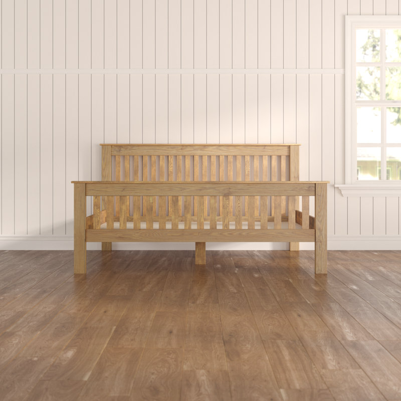 Marley Bed, Kingsize (5'), White Oak