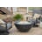Monae Rectangle Concrete Smokeless Fire Pit Table-47816189-47816187